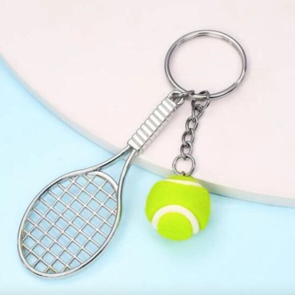 ⚡️FLASH ⚡️SALE ⚡️✨Tennis Charm KeyChain 🎾✨ - Picture 1 of 4
